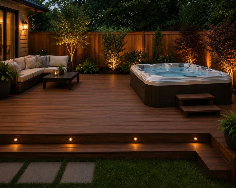Hot Tub Deck Construction in Norwalk, CT